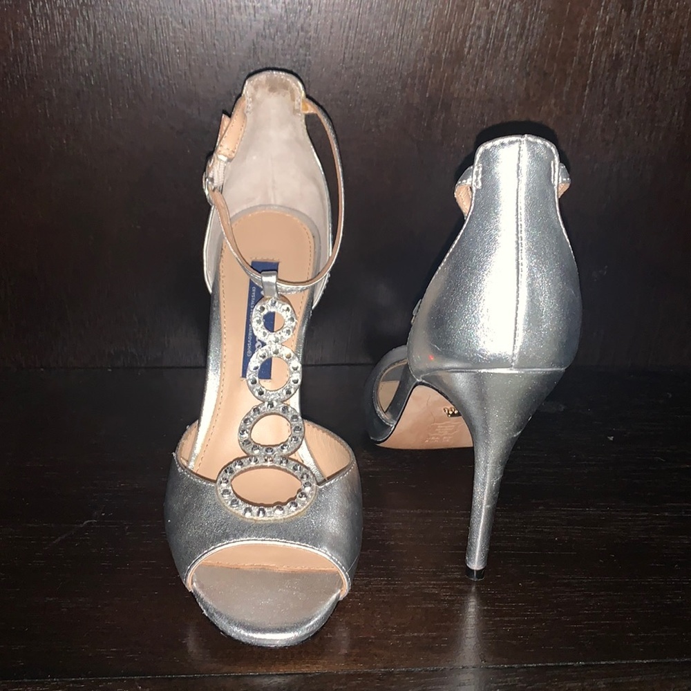 Nina Swarovski Crystal Shoes size 6M